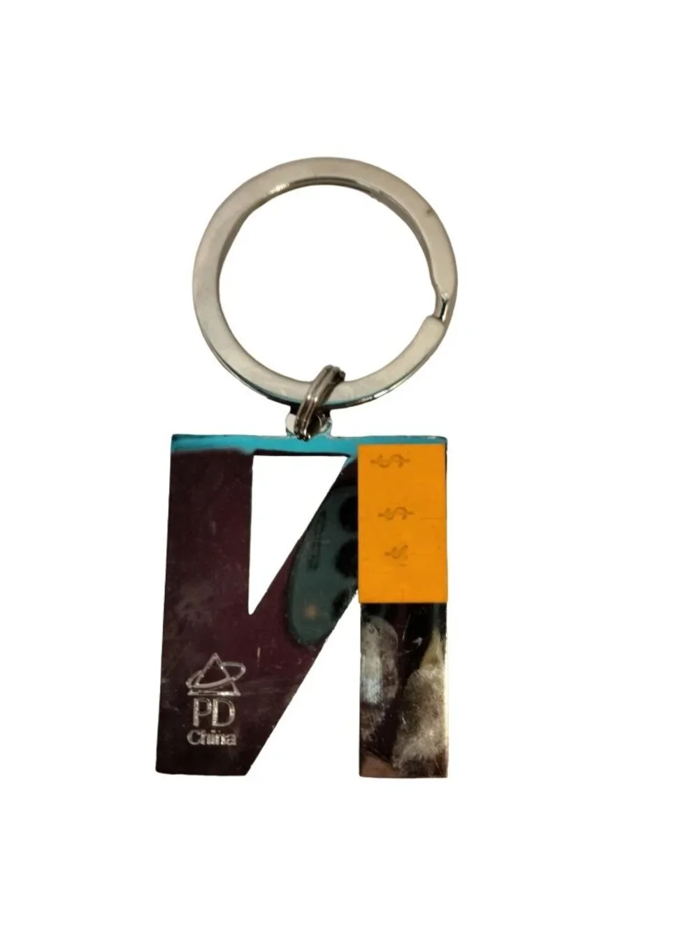 Colorado Flag Initial N Key Ring Souvenir